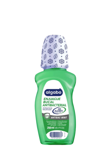Caja x12 Enjuague Bucal Antibac Mint 250ml