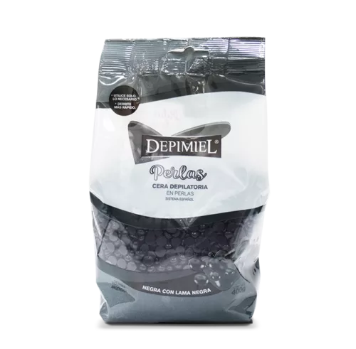 Cera en Perlas Negra x 800gr