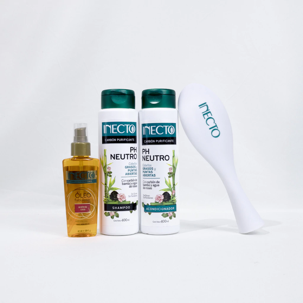 Kit Carbón Purificante Ph Neutro + Cepillo de REGALO!