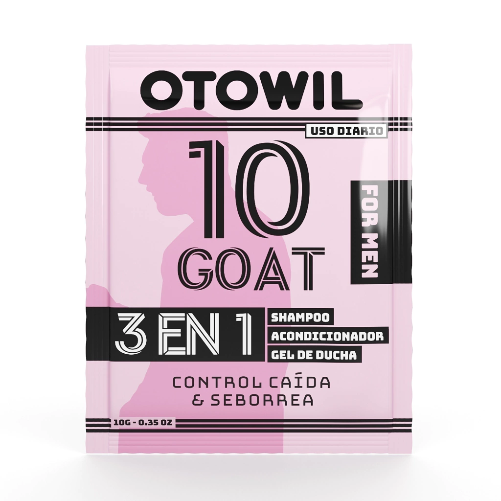 10 GOAT 3 en 1 (Shampoo + Acondicionador + Gel de Ducha) | Sobre 10g