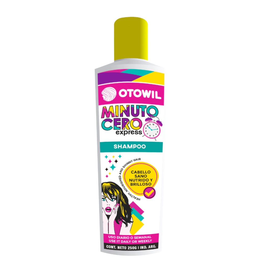 MINUTO CERO - Reparacion capilar de USO DIARIO - SHAMPOO. Frasco x 250Grs.