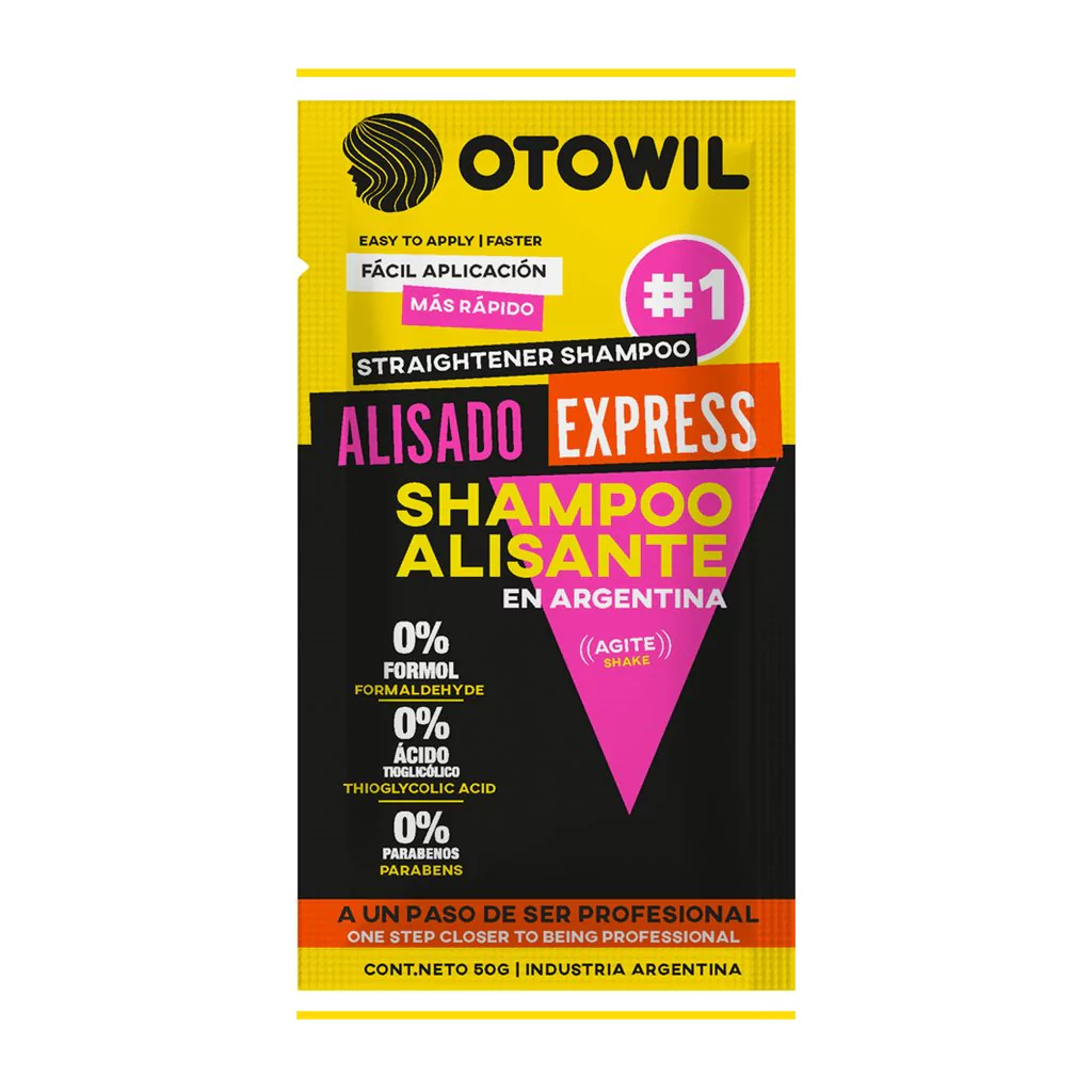 Shampoo Alisante - ALISADO Express - Sobre x 50 grs.