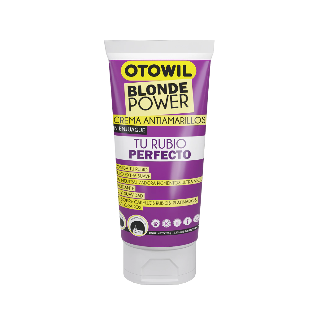 Blond Power Crema antiamarillos | Pomo 120g