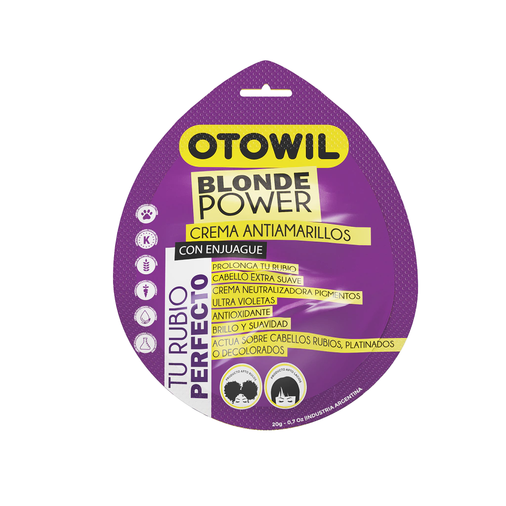 Blond Power Crema antiamarillos | Sachet 20g