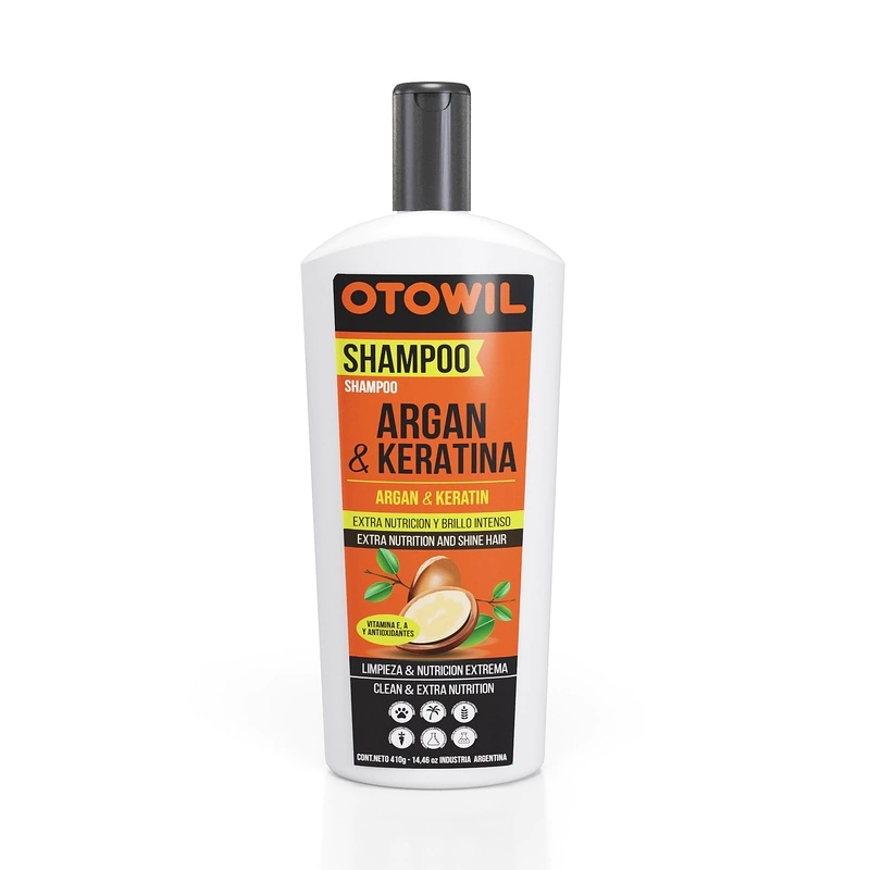Crema Capilar de Argán & Keratina Shampoo |410ml
