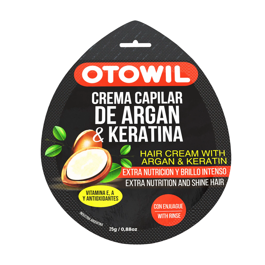 Crema Capilar de Argán & Keratina |25grs