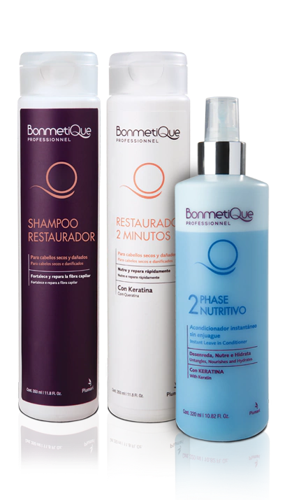 COMBO RESTAURADOR EXPRESS: Shampoo + Restaurador 2 min + 2 Phase Nutritivo 320 ml