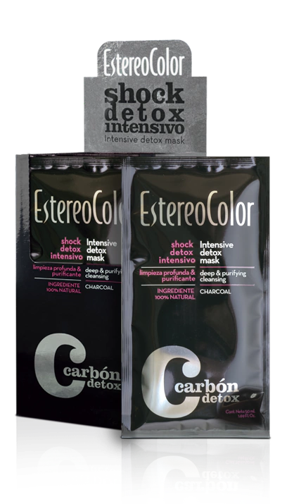 Shock Detox con Carbón Activado EstereoColor x10 Unidades
